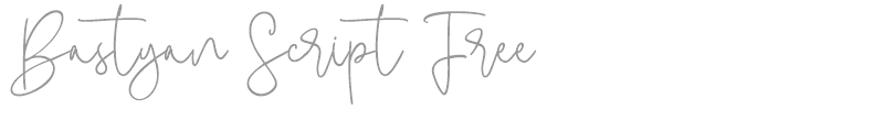 Bastyan Script